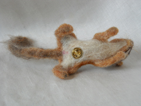 Chipmunk - Belly, showing tie tack